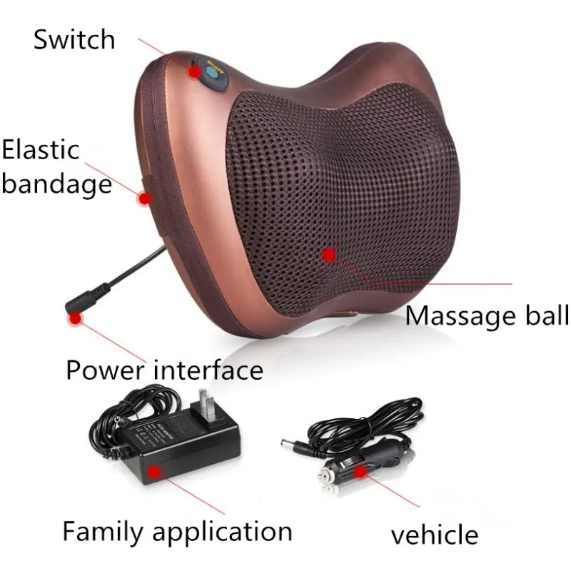 Neck Shoulder Back Body Spa Massage Pillow