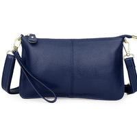 Genuine Leather Candy Color Day Clutches & Crossbody Bags - AGB LuxeDrop