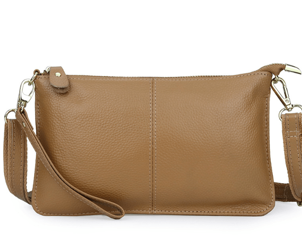 Genuine Leather Candy Color Day Clutches & Crossbody Bags - AGB LuxeDrop