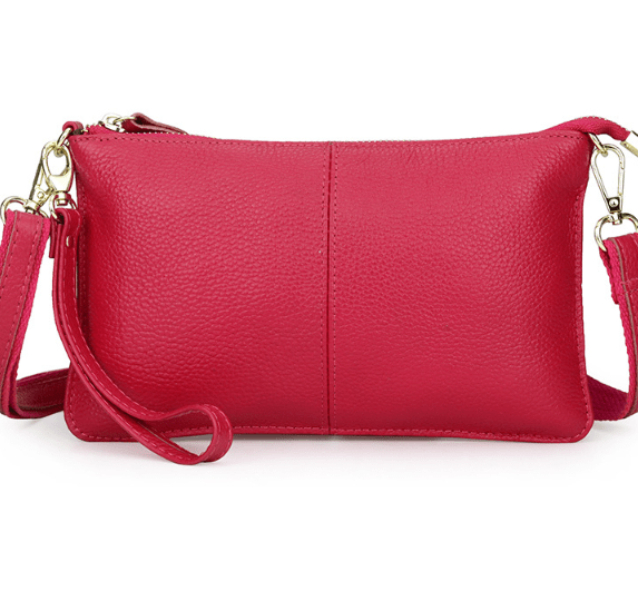 Genuine Leather Candy Color Day Clutches & Crossbody Bags - AGB LuxeDrop