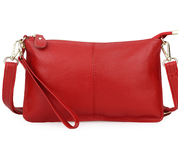 Genuine Leather Candy Color Day Clutches & Crossbody Bags - AGB LuxeDrop