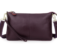 Genuine Leather Candy Color Day Clutches & Crossbody Bags - AGB LuxeDrop