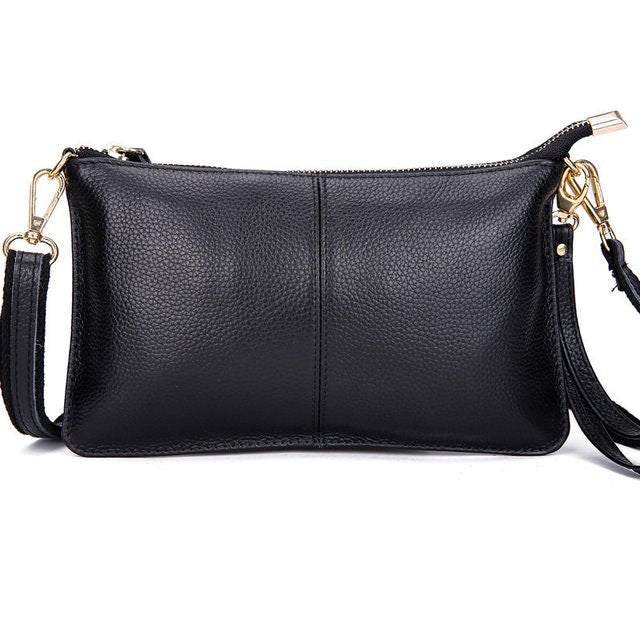 Genuine Leather Candy Color Day Clutches & Crossbody Bags - AGB LuxeDrop