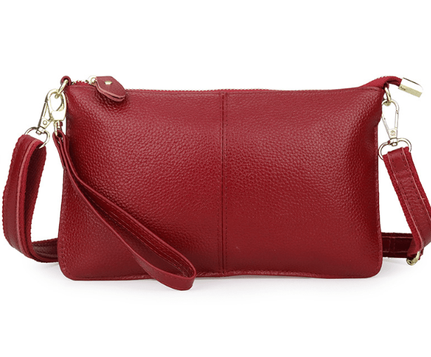 Genuine Leather Candy Color Day Clutches & Crossbody Bags - AGB LuxeDrop