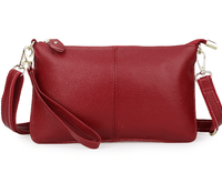 Genuine Leather Candy Color Day Clutches & Crossbody Bags - AGB LuxeDrop