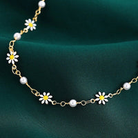 Handmade Bohemian Daisy Anklets for Women Jewelry - AGB LuxeDrop