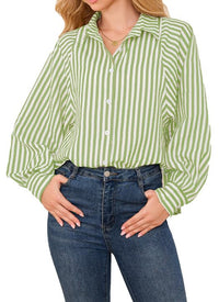 HVT Button Down Shirts for Women Long Sleeve - AGB LuxeDrop