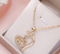 Islamic Allah Pendant Heart Necklace for Women Jewelry - AGB LuxeDrop