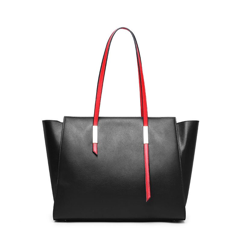 Large Capacity One-Shoulder Leather Handbags - AGB LuxeDrop