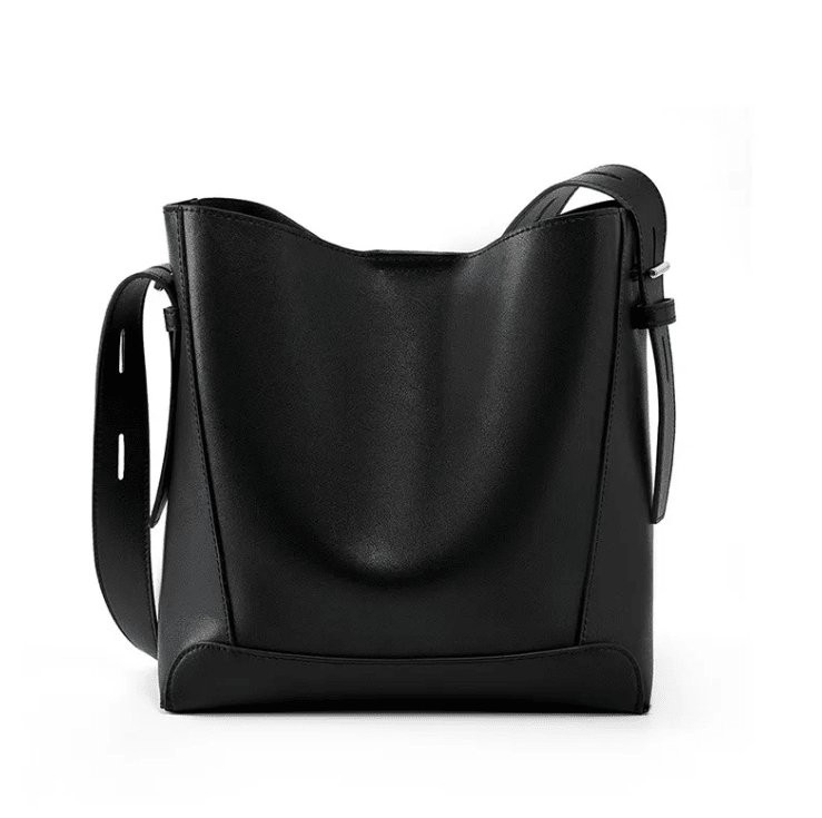 Leather Shoulder Bag - AGB LuxeDrop