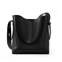 Leather Shoulder Bag - AGB LuxeDrop