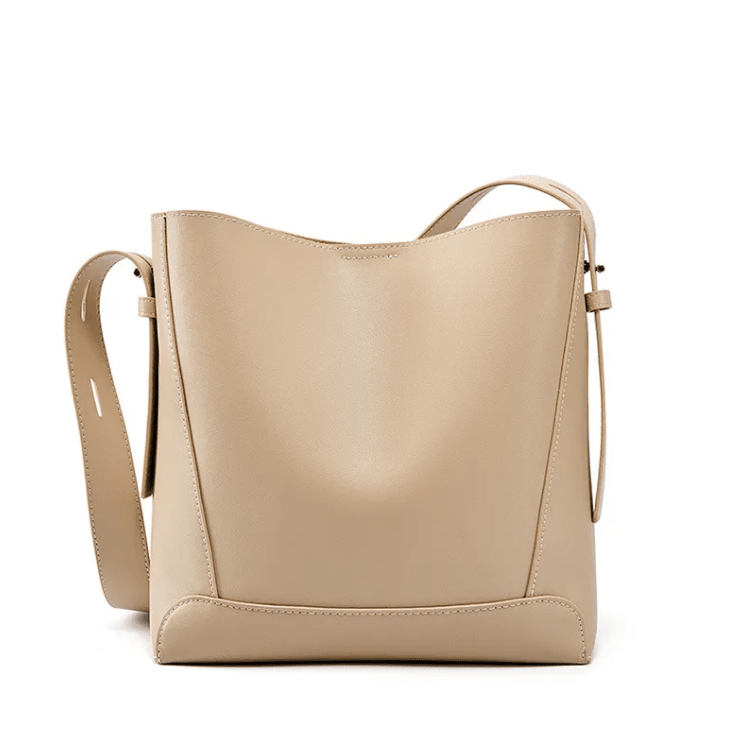 Leather Shoulder Bag - AGB LuxeDrop