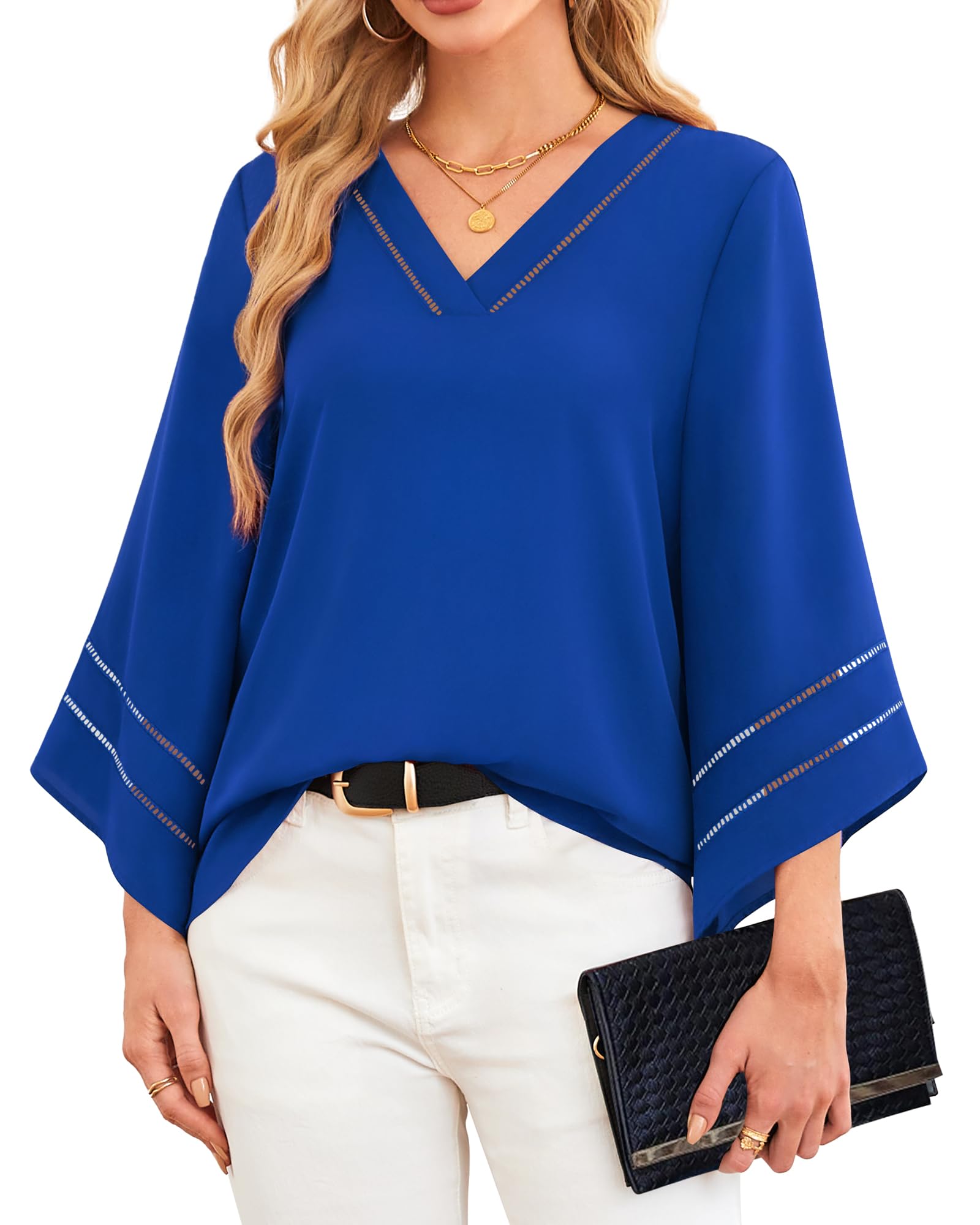 Lotusmile Womens Tops Dressy Casual Tops - AGB LuxeDrop