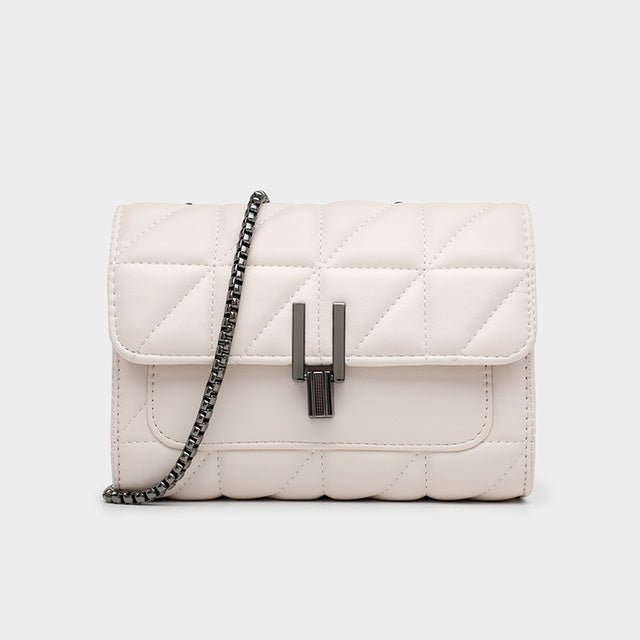 Luxury Designer Leather Chain Handbag for Women - AGB LuxeDrop