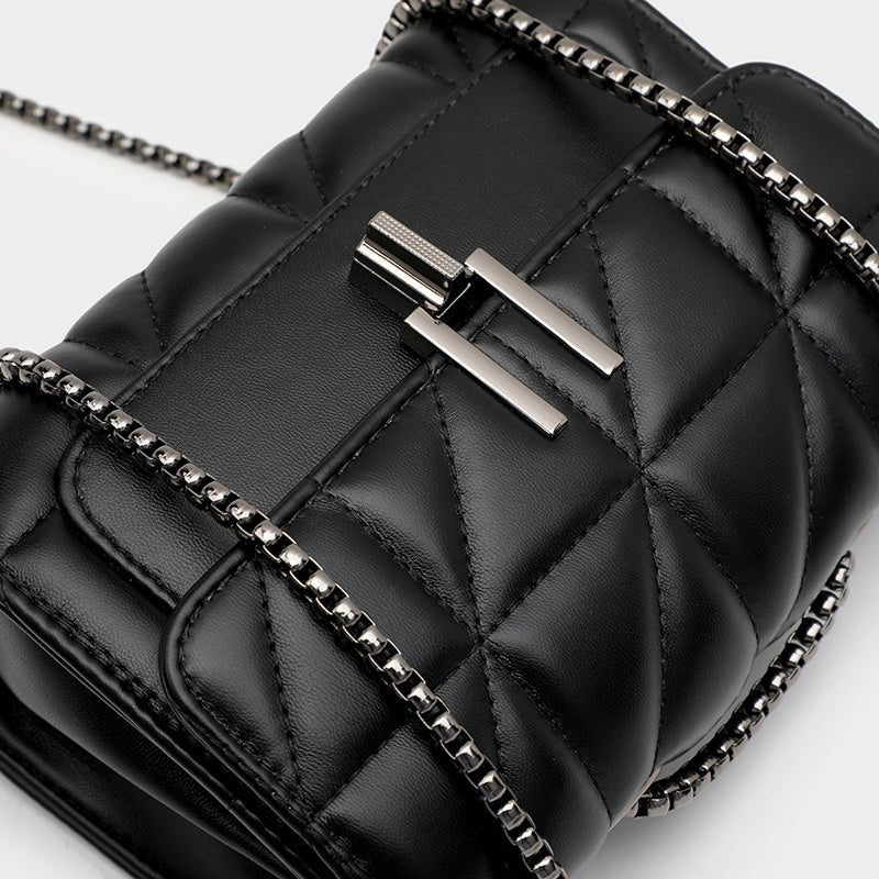 Luxury Designer Leather Chain Handbag for Women - AGB LuxeDrop