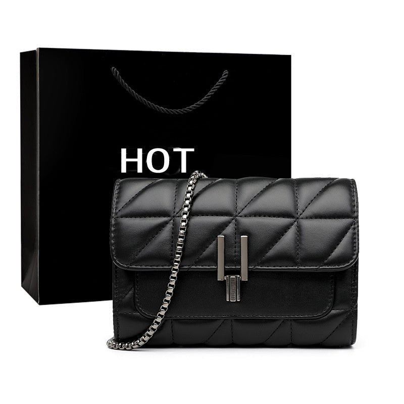 Luxury Designer Leather Chain Handbag for Women - AGB LuxeDrop