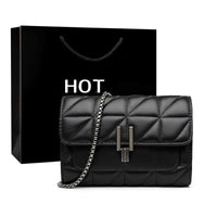 Luxury Designer Leather Chain Handbag for Women - AGB LuxeDrop