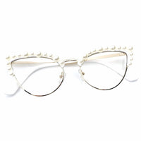 mincl Cat Eye Pearl Blue Light Blocking Glasses for Women - AGB LuxeDrop