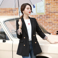 New Women's Suit Jacket - Korean Style Casual Blazer - AGB LuxeDrop