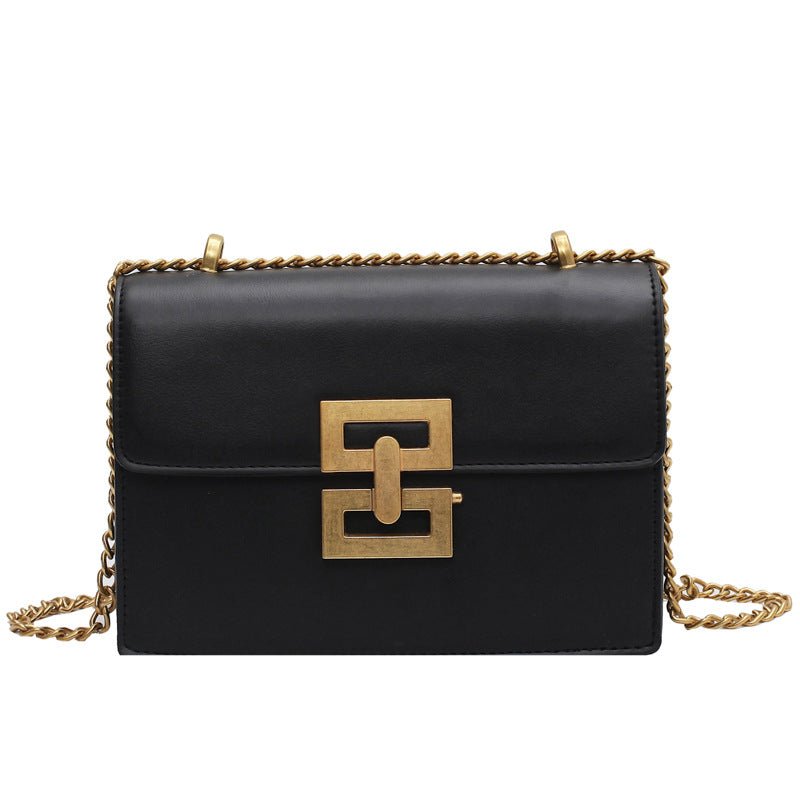 Retro European American Handbags with Chain Detail - AGB LuxeDrop