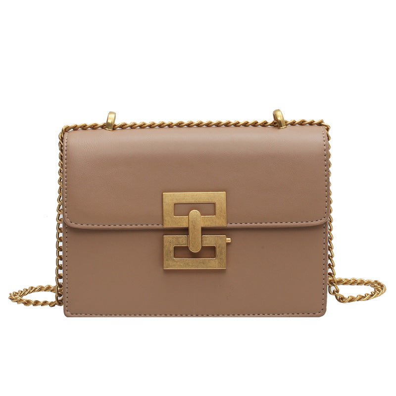 Retro European American Handbags with Chain Detail - AGB LuxeDrop