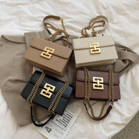 Retro European American Handbags with Chain Detail - AGB LuxeDrop