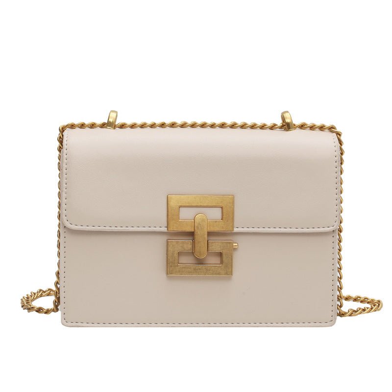 Retro European American Handbags with Chain Detail - AGB LuxeDrop