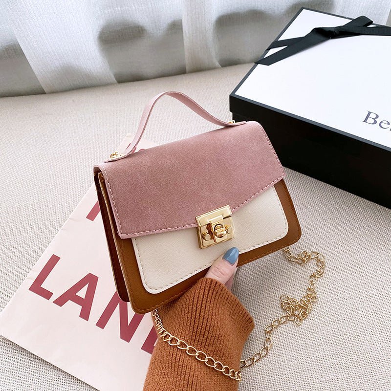 Retro Women's Handbags with Niche Contrast Design - AGB LuxeDrop