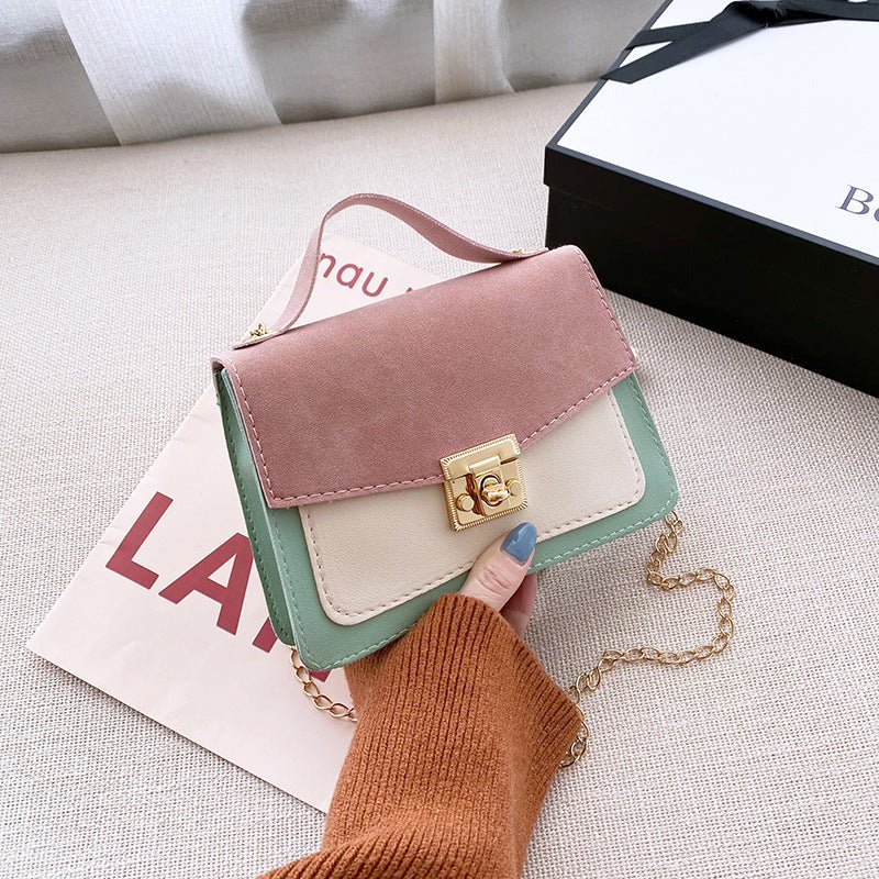 Retro Women's Handbags with Niche Contrast Design - AGB LuxeDrop