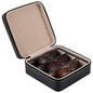 ROSELLE Eyewear Travel Case for women Luxury leather 3-Slot Eyeglasses - AGB LuxeDrop