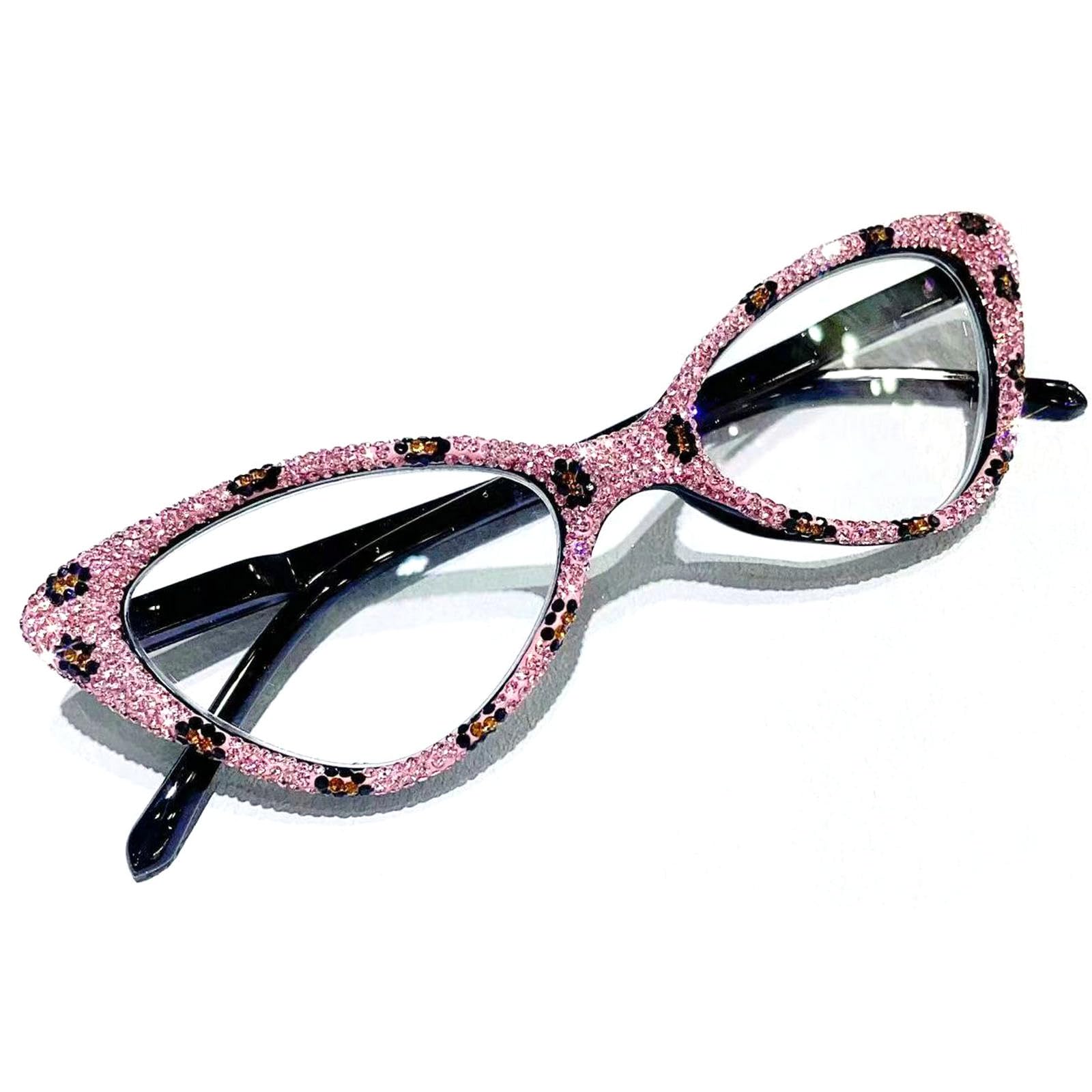 Sparkling Cat Eye Crystal Bling Reading Glasses for Women - AGB LuxeDrop
