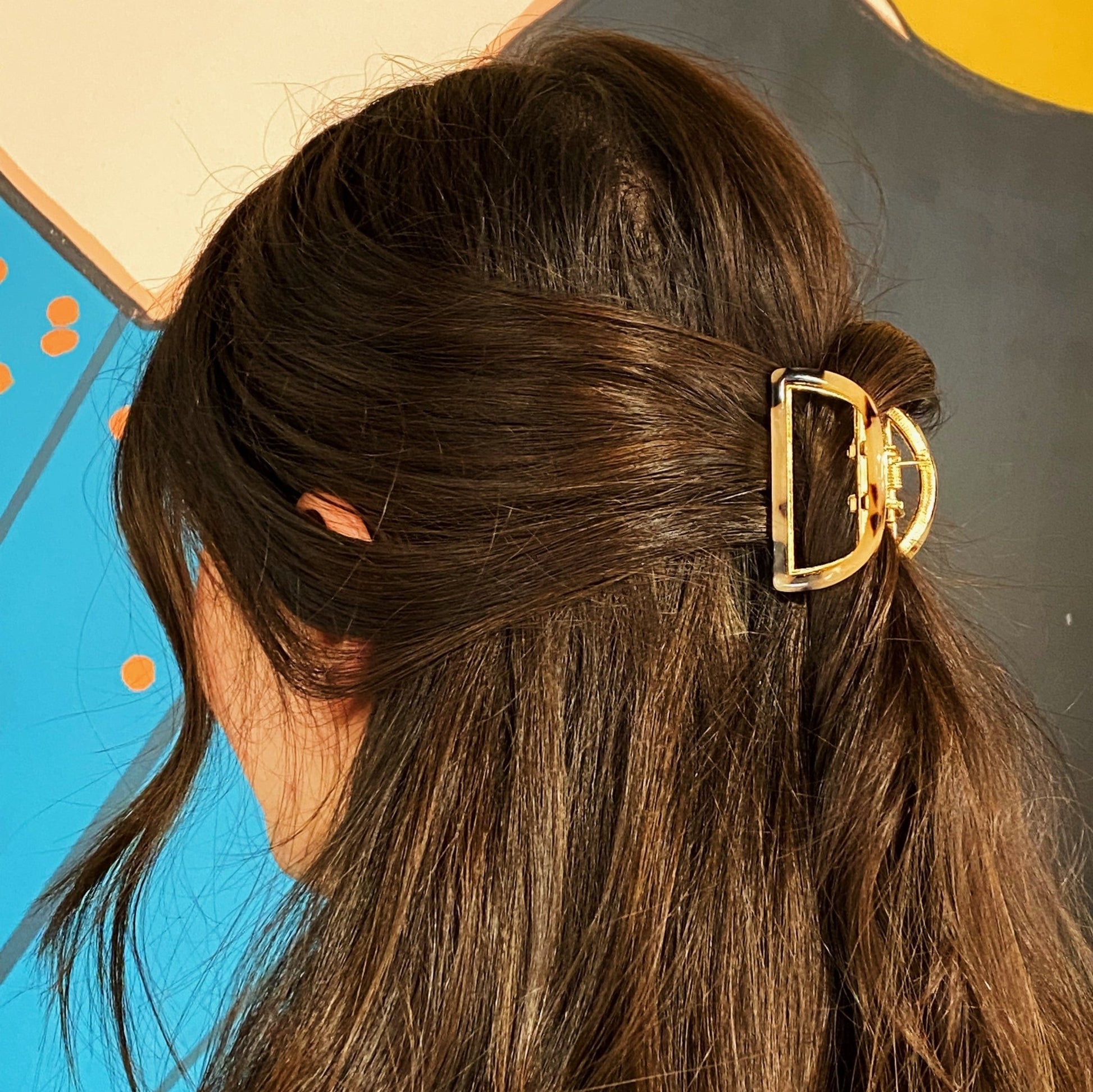 Stylish Outlined Hair Claw - AGB LuxeDrop