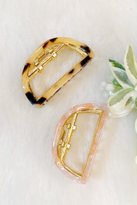 Stylish Outlined Hair Claw - AGB LuxeDrop