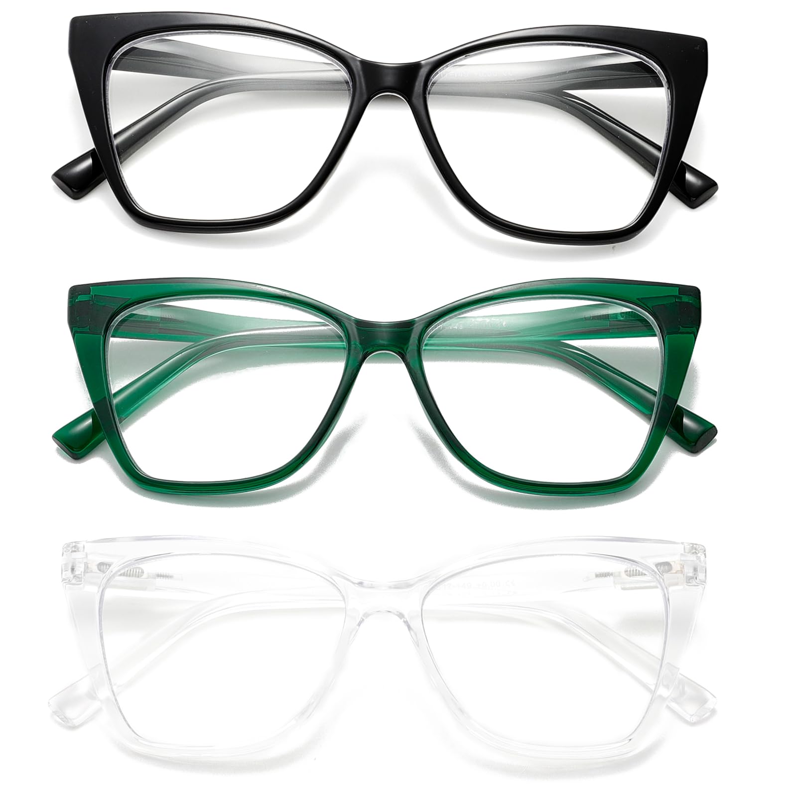 Viseng Fashionable Elegant Oversized Cat Eye Glasses for Women - AGB LuxeDrop