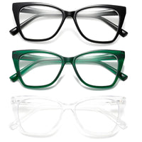 Viseng Fashionable Elegant Oversized Cat Eye Glasses for Women - AGB LuxeDrop