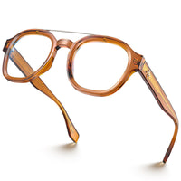 VISOONE Retro Round Anti Eyestrain Metal Medium Eyewear - AGB LuxeDrop