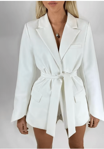 Women's Casual Solid Color Suit Jacket - AGB LuxeDrop