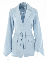 Women's Casual Solid Color Suit Jacket - AGB LuxeDrop