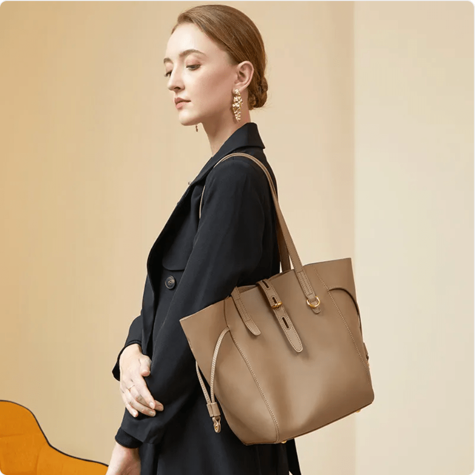 Women's Fashion Leather Shoulder Bag - Versatile Handbag - AGB LuxeDrop
