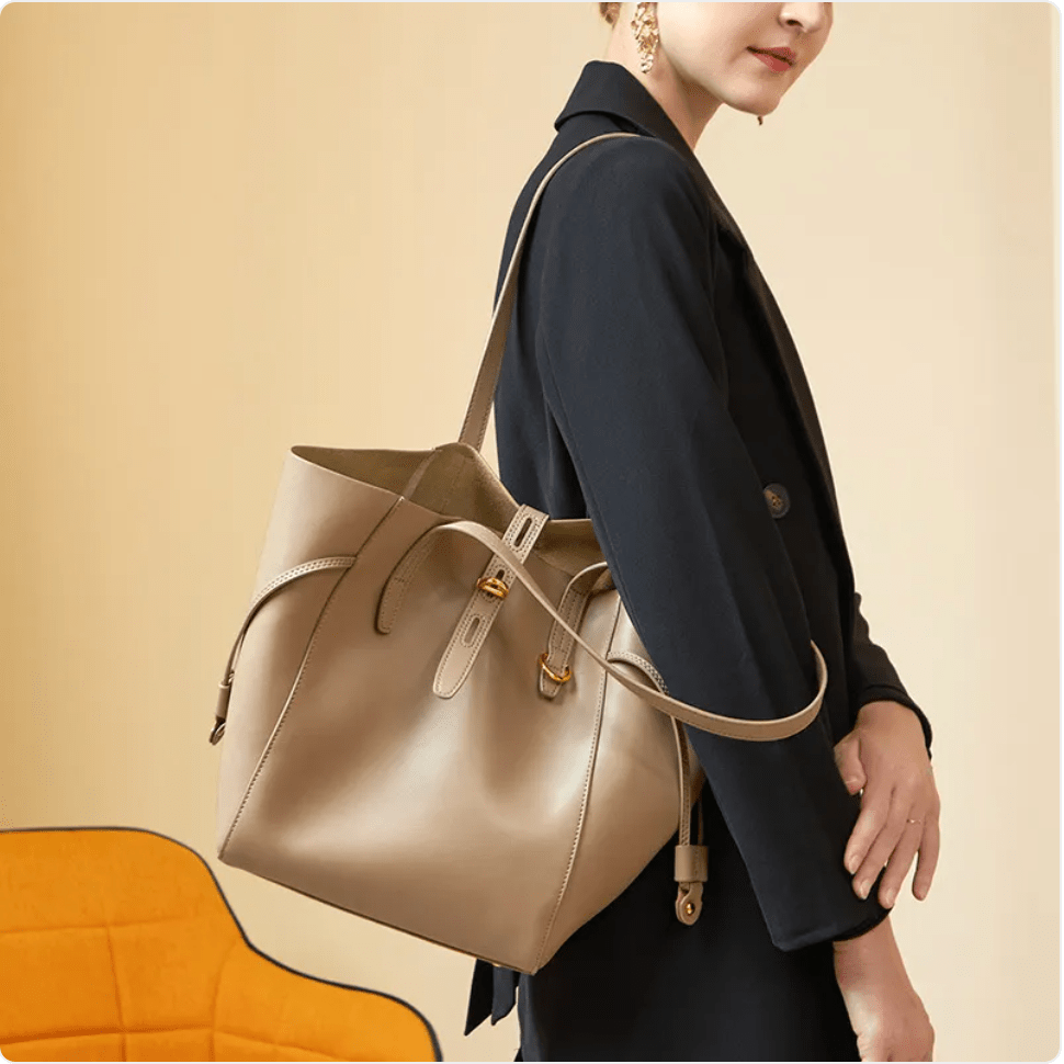 Women's Fashion Leather Shoulder Bag - Versatile Handbag - AGB LuxeDrop
