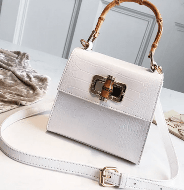 Women's Leather Shoulder Bag - AGB LuxeDrop