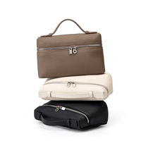 Women's Leather Shoulder Bag - AGB LuxeDrop