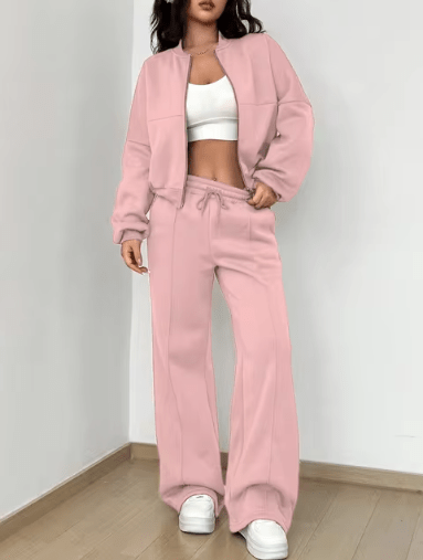 Zipper Slim Fit Women's Suit - AGB LuxeDrop