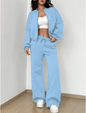 Zipper Slim Fit Women's Suit - AGB LuxeDrop