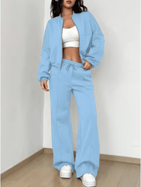 Zipper Slim Fit Women's Suit - AGB LuxeDrop